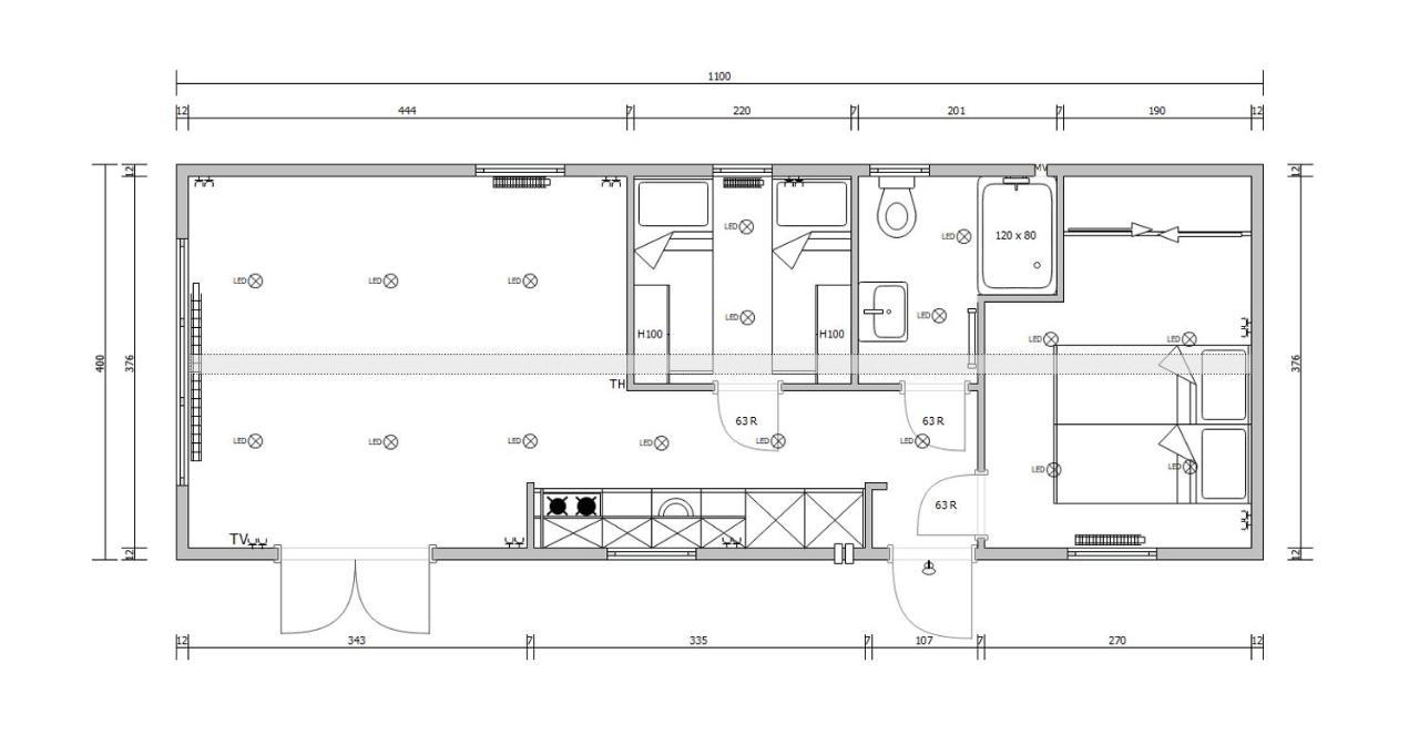 Chalets Op Minicamping Dorpszicht Gapinge 外观 照片